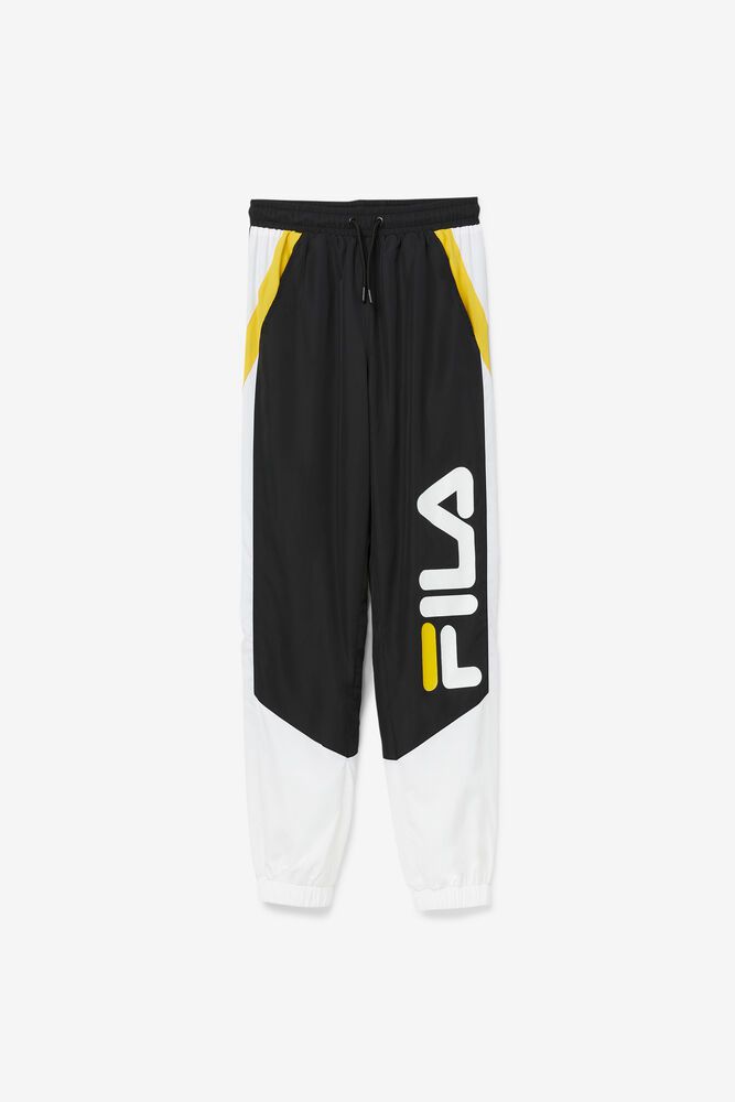 Fila Gustavo Pants Black/White - Mens - 16729YMOS